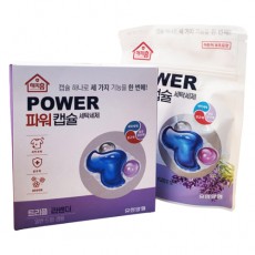 해피홈 파워 캡슐 세탁세제 5개입(종이케이스) 라벤더향