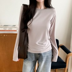 차리체 랍빠 라운드넥 베이직 긴팔 티셔츠